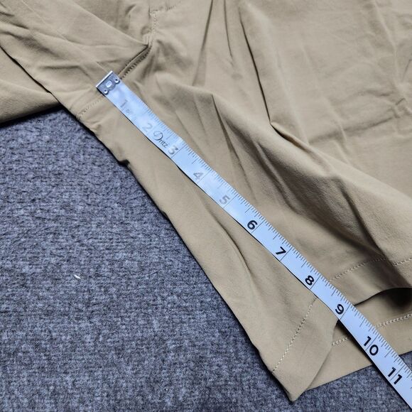 J Crew Mens Chino Shorts 34 Beige Deck Walking Stretch Beach Outdoor Hiking - Picture 2 of 8